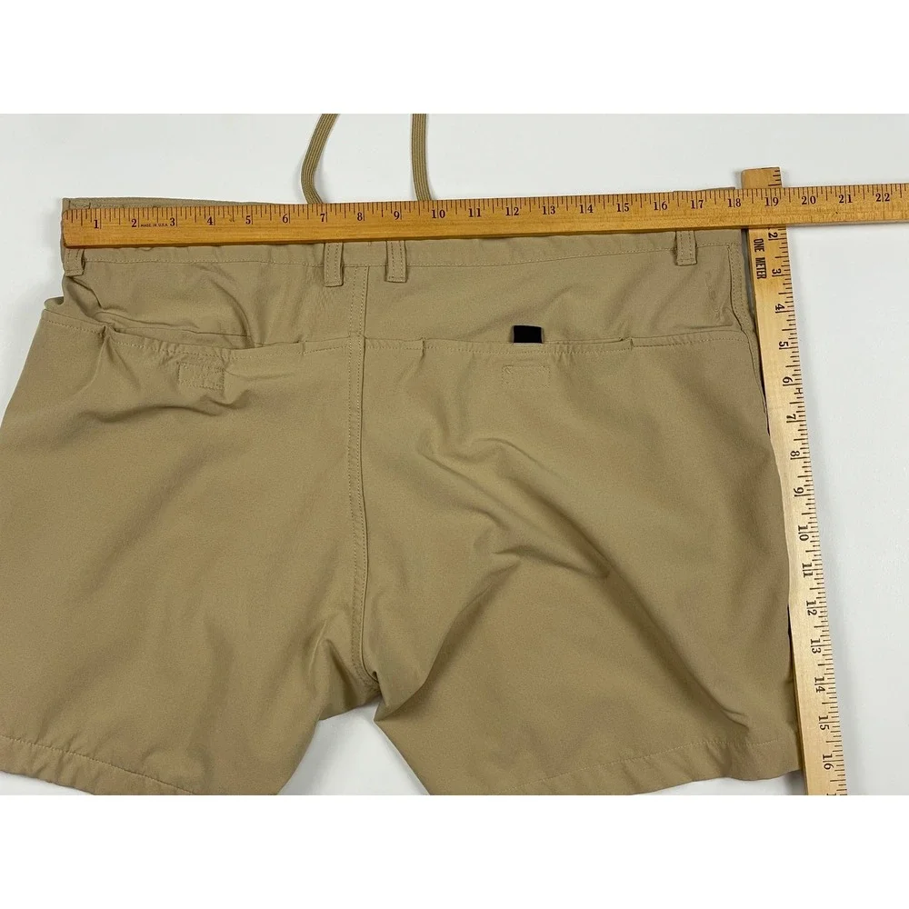 The North Face Mens Horizon Hiking Shorts Tan Khaki Size 36 Nylon Outdoor 6in